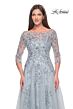 La Femme 31795 Bateau Neck A-Line Lace Dress
