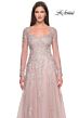La Femme 31937 Queen Anne A-Line Dress