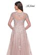 La Femme 31937 Queen Anne A-Line Dress