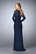 La Femme 23115 Platinum Evening Dress