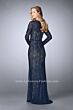 La Femme 23115 Platinum Evening Dress
