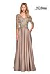 La Femme 27235 Platinum Evening Dress