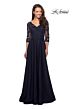 La Femme 27235 Platinum Evening Dress