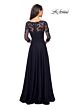 La Femme 27235 Platinum Evening Dress