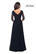 La Femme 28097 Navy Evening Dress