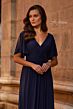 La Femme 30009 Split Sleeve A-Line Dress
