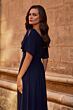 La Femme 30009 Split Sleeve A-Line Dress