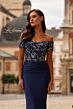 La Femme 32739 Beaded Off The Shoulder Mermaid Dress