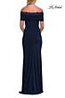 La Femme 33329 Black Off The Shoulder Dress