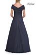 La Femme 33446 Moss Green Surplice Bodice Dress