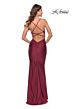 La Femme 27501 Jersey Sweetheart Neckline Strappy Back Dress