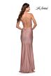 La Femme 27501 Jersey Sweetheart Neckline Strappy Back Dress