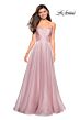 La Femme 27515 Ruched Strapless Sweetheart A-Line Dress