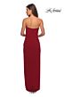 La Femme 28204 Tulip Skirt Ruched Strapless Dress