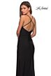 La Femme 28206 Criss Cross Back High Slit Dress