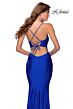 La Femme 28536 Lace-Up Back Sweetheart Neckline Dress