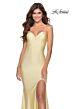 La Femme 28536 Lace-Up Back Sweetheart Neckline Dress