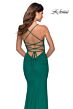La Femme 28541 Sweetheart Neckline Lace-Up Dress