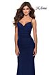 La Femme 28541 Sweetheart Neckline Lace-Up Dress