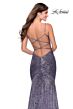 La Femme 28713 Strappy Back Sequin Dress