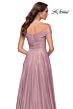 La Femme 29172 Ruched Off The Shoulder A-Line Dress
