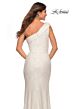 La Femme 29627 One-Shoulder Sequin Column Dress