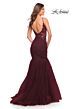 La Femme 29680 Plunging Neck Mermaid Lace Dress