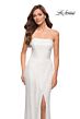 La Femme 29681 Strappy Back Strapless Sequin Dress