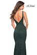 La Femme 29732 Illusion Side Plunging Neck Dress