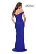 La Femme 29756 Off-The-Shoulder Ruched Dress
