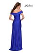 La Femme 29781 High Slit Off The Shoulder Dress