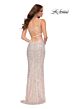 La Femme 29872 Strappy Back Sequin Dress