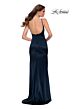 La Femme 29945 Scoop Back Spaghetti Strap Dress