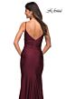La Femme 30095 High Slit Spaghetti Strap Dress