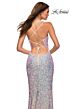 La Femme 30371 Scoop Neck Sleeveless Sequin Dress