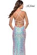 La Femme 30371 Scoop Neck Sleeveless Sequin Dress