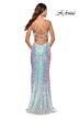 La Femme 30371 Scoop Neck Sleeveless Sequin Dress