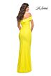 La Femme 30421 Off-The-Shoulder Stretch Jersey Dress
