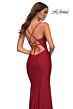 La Femme 30436 Scoop Neckline High Slit Dress