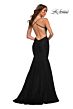 La Femme 30467 Crisscross Back Mermaid Lace Dress