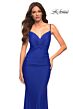 La Femme 30471 Criss Cross Back Sweetheart Neck Dress
