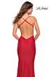 La Femme 30471 Criss Cross Back Sweetheart Neck Dress