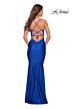La Femme 30477 V-Neck Spaghetti Strap Dress