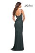 La Femme 30482 Cowl Neck Fitted Jersey Dress
