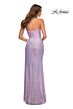 La Femme 30497 Sweetheart Neck Side Slit Dress