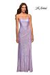 La Femme 30497 Sweetheart Neck Side Slit Dress