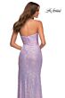 La Femme 30497 Sweetheart Neck Side Slit Dress