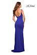 La Femme 30541 Spaghetti Strap Scoop Back Dress