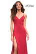 La Femme 30544 High Slit Bare Back Dress