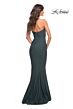 La Femme 30549 Strapless Sweetheart Neck Dress